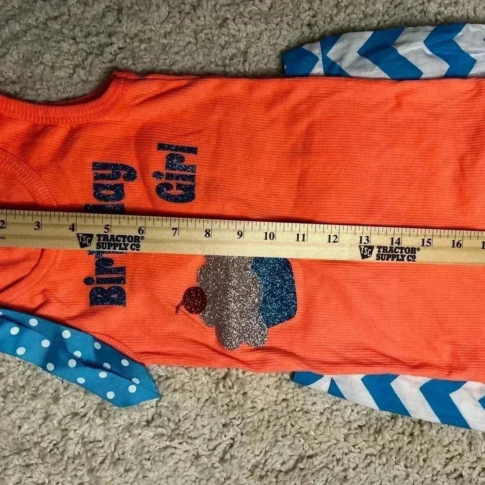 GIRLS BOUTIQUE BIRTHDAY GIRL OUTFIT SIZE 6 NWOT